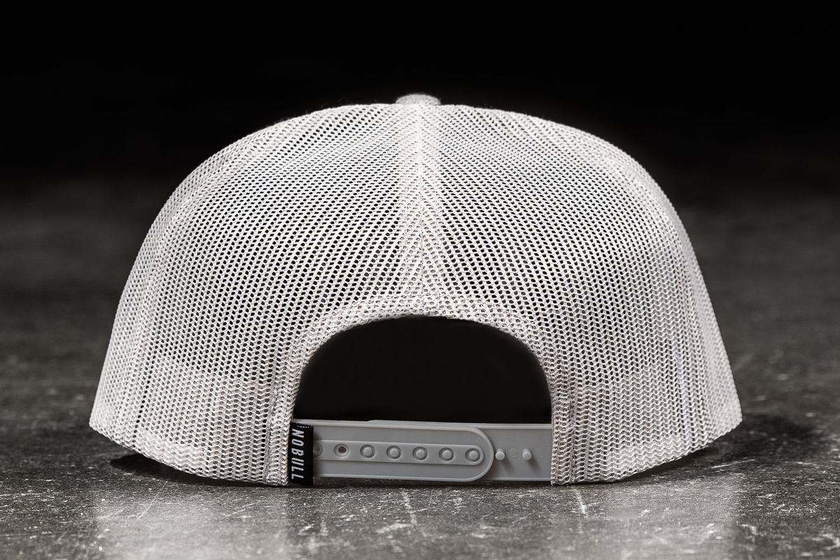 Nobull Flat-Brim Trucker Men's Hats Light Grey | Australia (XU8314)